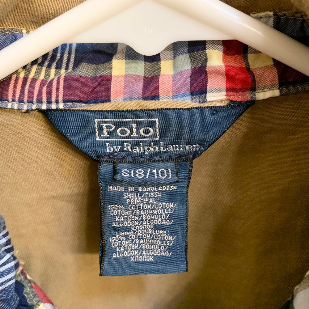 Kids Polo Ralph Lauren light jacket size 8 - Picture 4 of 5